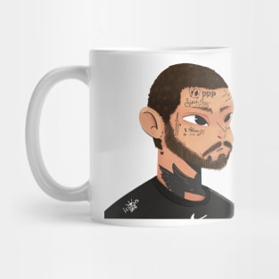 Post Malone illustration Mug